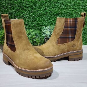Timberland Courmayeur Valley Chelsea Medium - Brown Suede US 6 NEW